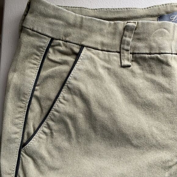 Level 99 Army Green Cropped Pant - 25 - Picture 6 of 7